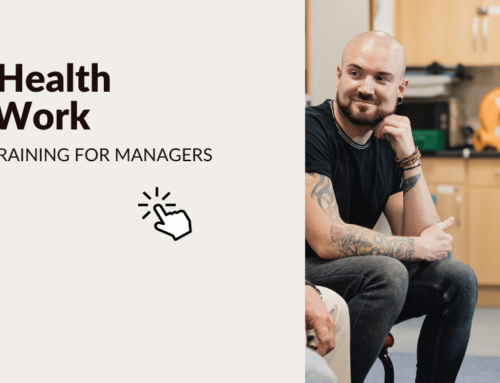 On mental health support at work: Mental health training for managers
